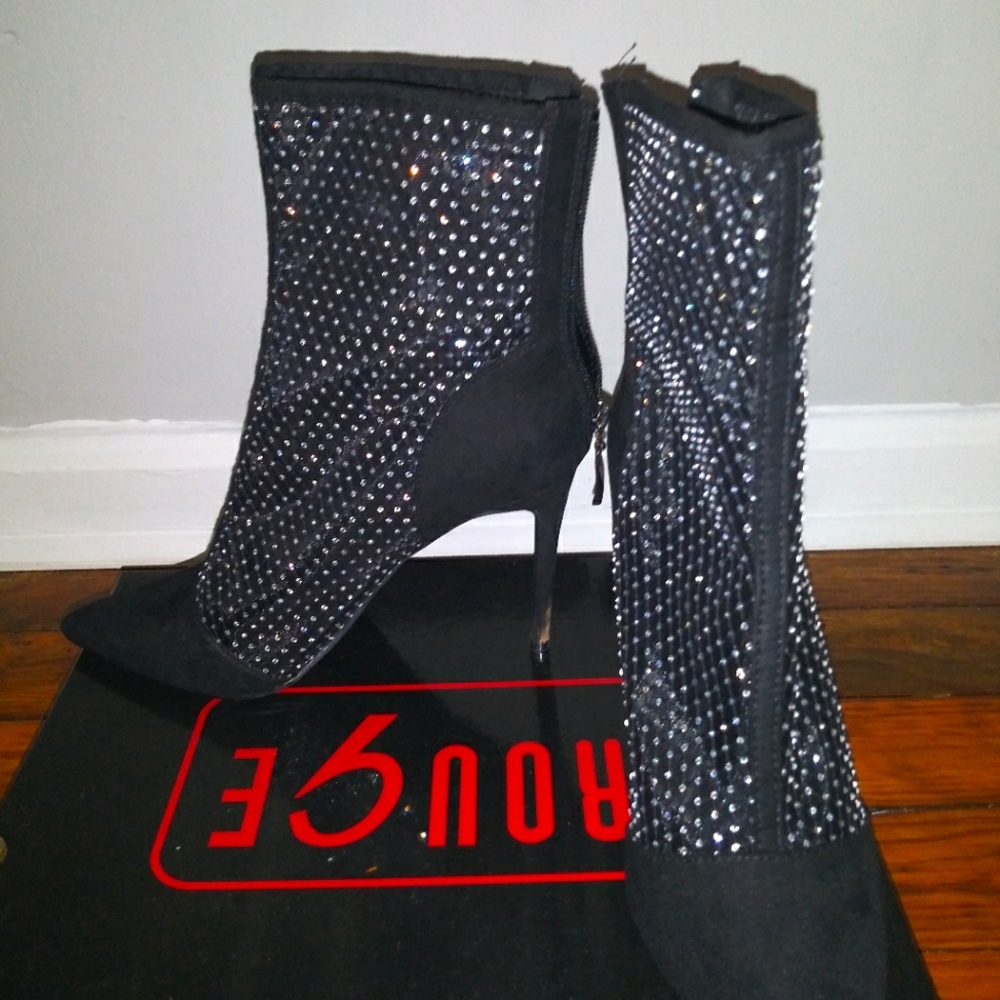 Boots with Rhinestone detail
